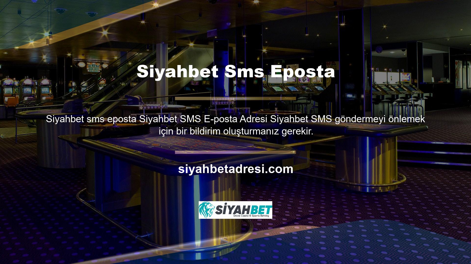 Siyahbet e-posta adresinizi kullanmak istiyorsanız, devam edip yapabilirsiniz