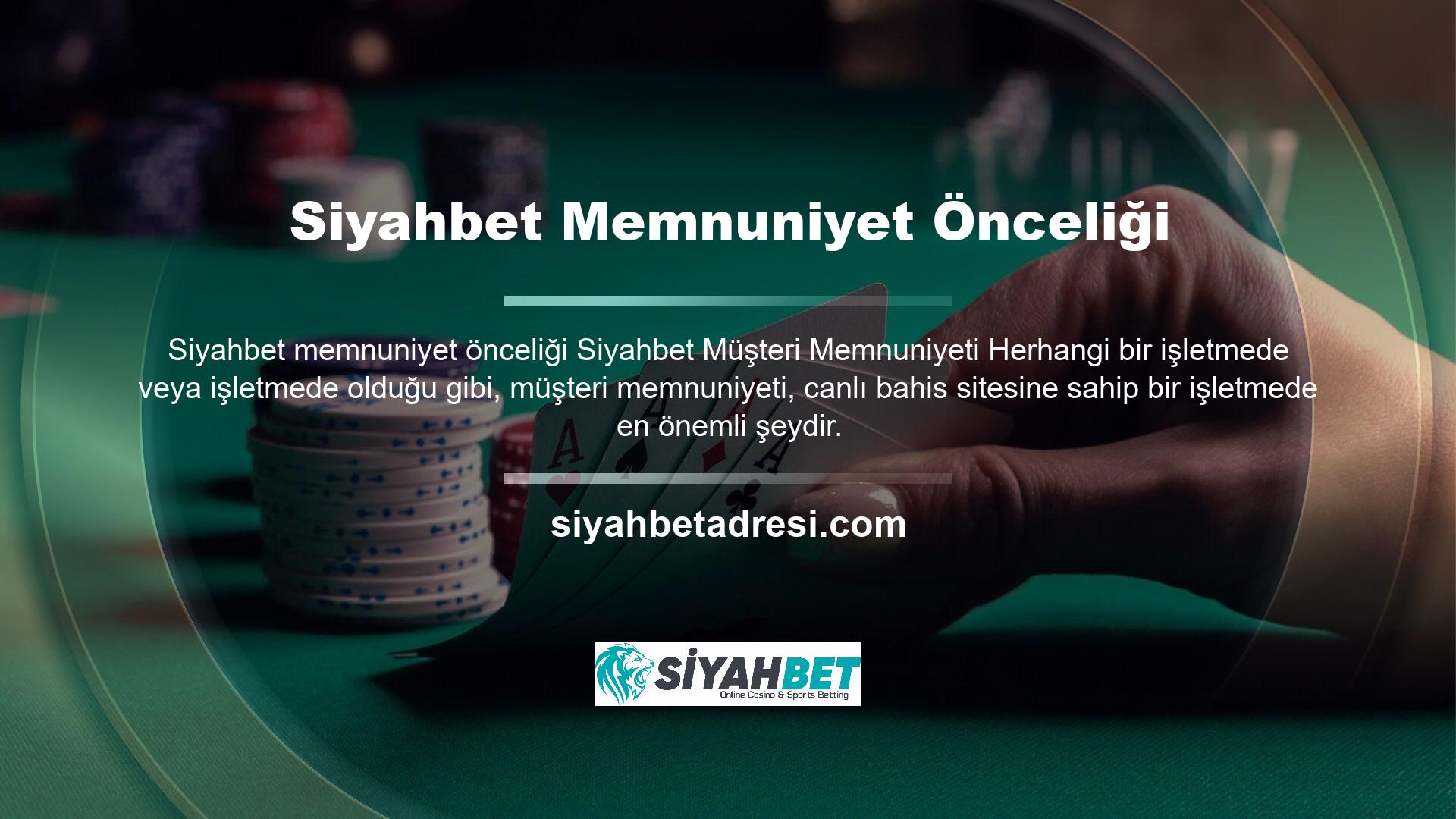 Siyahbet müşterilerine bonus verir, bu da onları mutlu ve sadık kalır